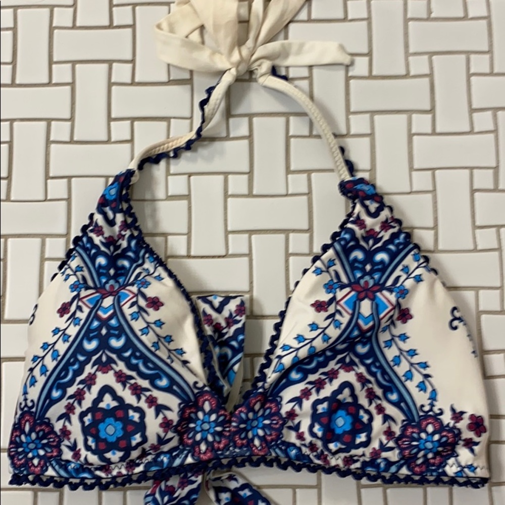 BECCA Detailed Tie Back Bikini Top